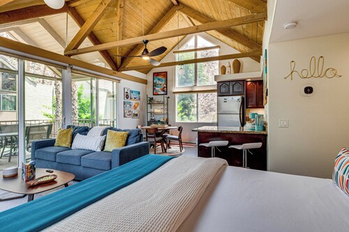 Mid-mod Mountain Cove Studio With Views
