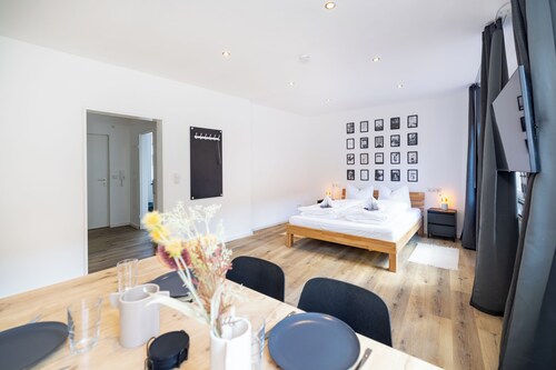 Lovely 1-bedroom apartment with rooftop terrace in Würzburg city center