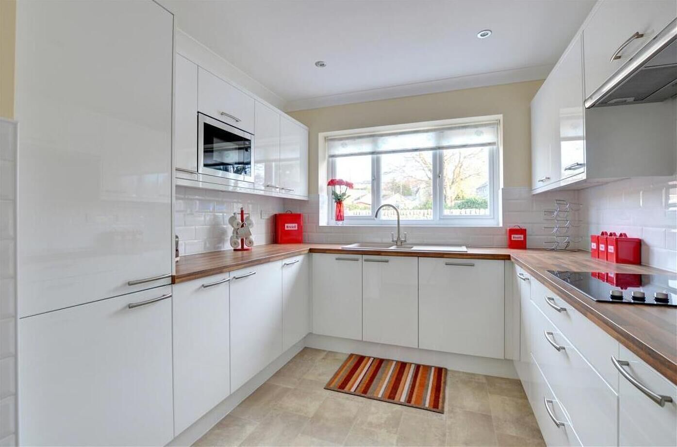 Microwave, oven, dishwasher, high chair