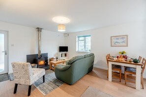 Fernseher, Kamin