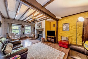 TV, fireplace - 3 Bed in Machynlleth (oc-bow43) (Corris Uchaf)