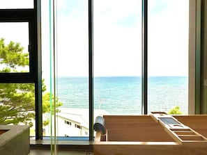 Kamar Mewah, pemandangan pantai | Interior