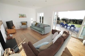 TV, fireplace - 3 Bed in Gower (oc-hh2105) (Pilton Rhossili)