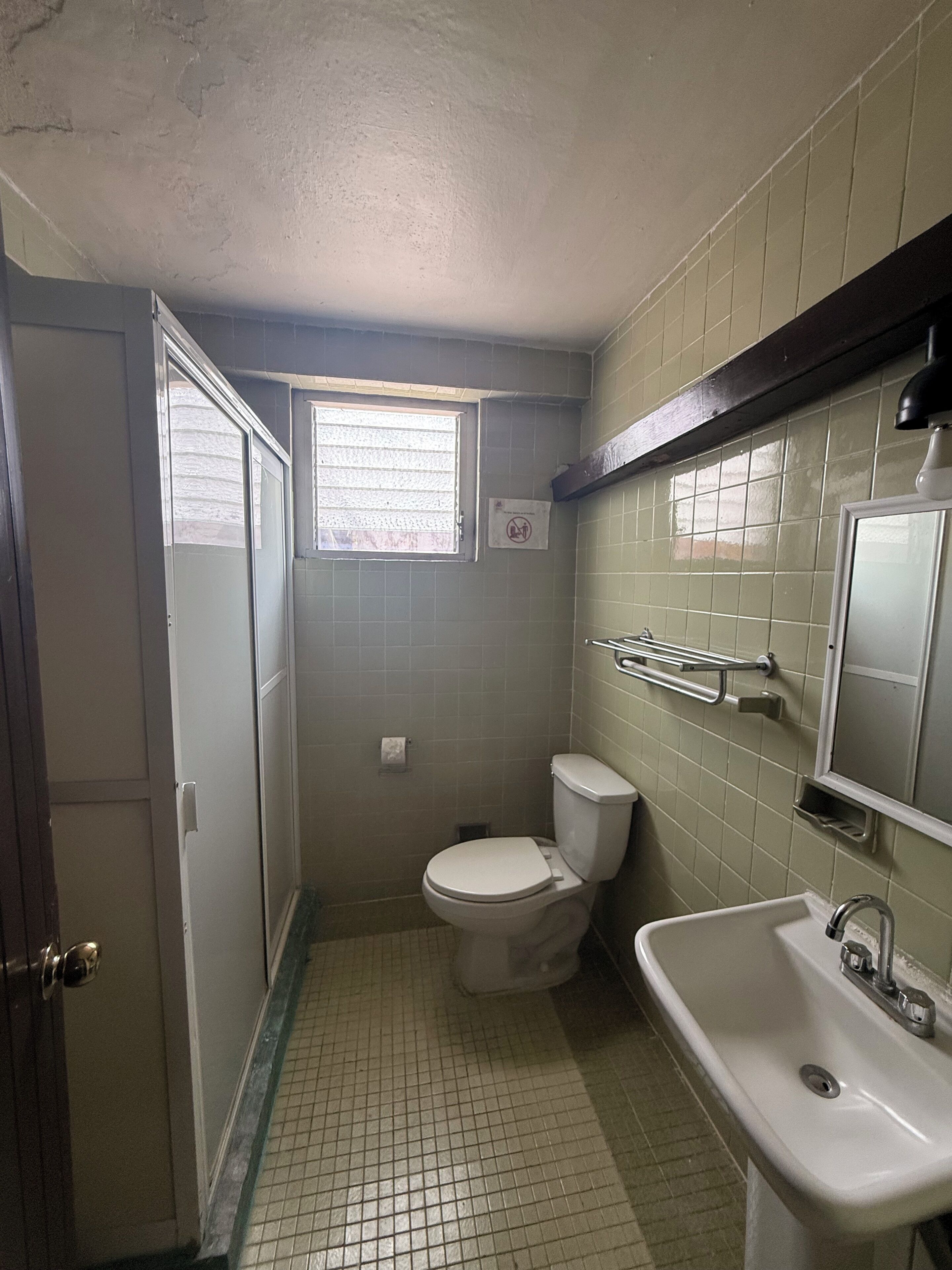 Singola Comfort, 1 letto king | Bagno | Doccia, asciugamani, sapone, shampoo