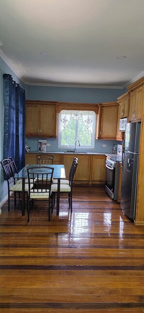 Dining - 2-bedroom apartment in soothing Herstelling, East Bank Demerara with AC (Demerara-Mahaica)