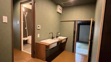 Bathroom | Hair dryer, towels