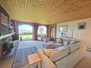 Fernseher, Kamin
