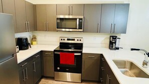 Private kitchen - 1-bedroom apartment with AC in pleasant Draper (Draper)