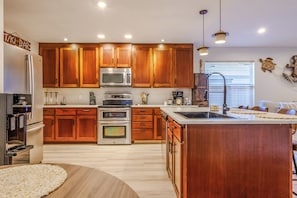 Ferienhaus, 2 Schlafzimmer, Gartenblick | Eigene Küche