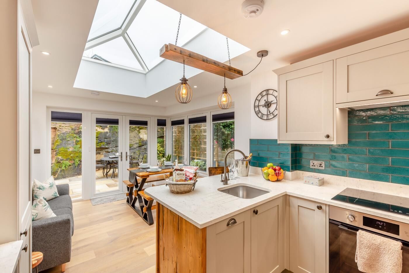Microwave, oven, dishwasher, highchair