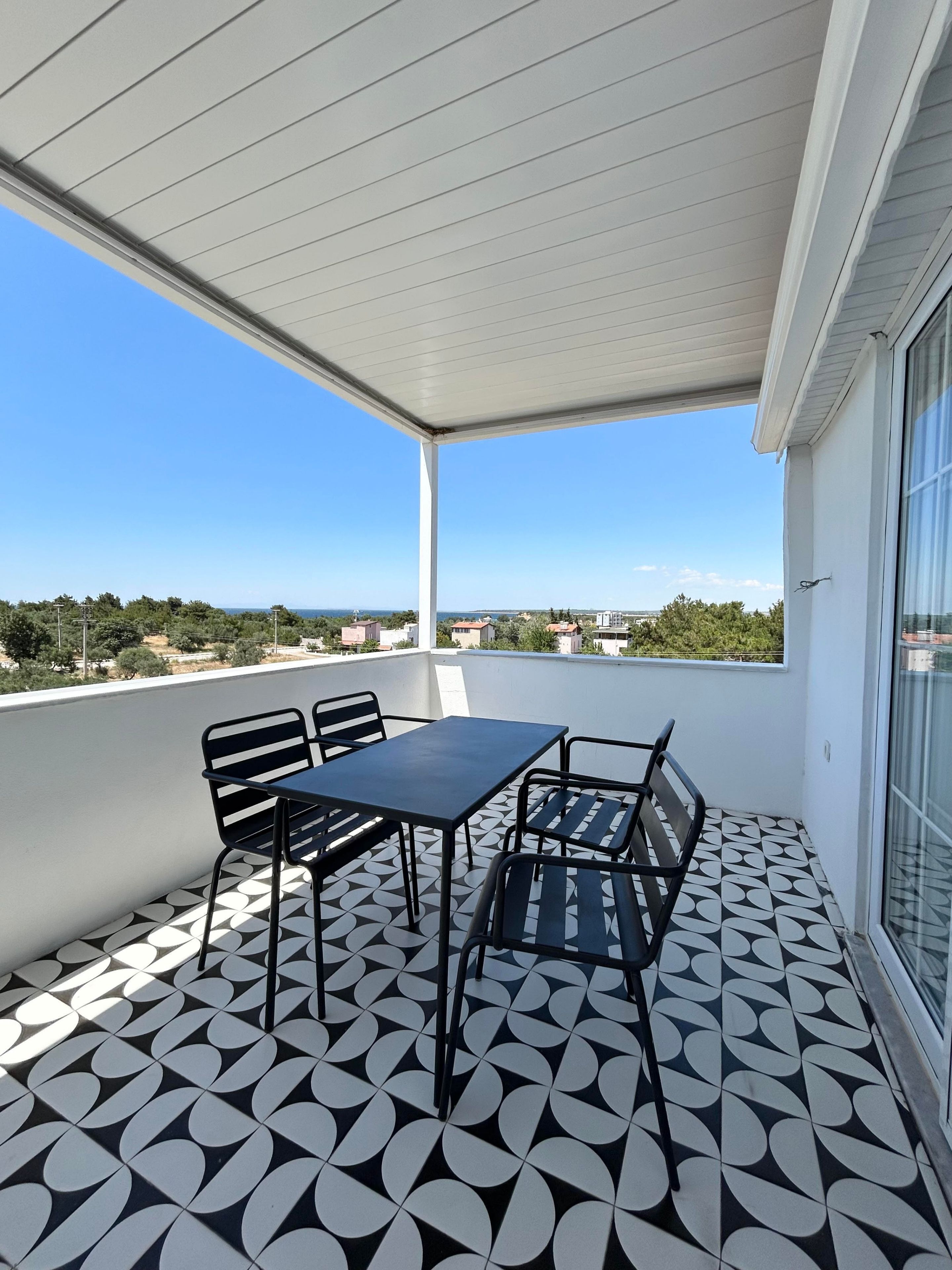 Quadruple Room, Sea View | Outdoor dining
