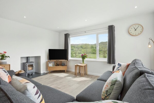 TV, fireplace - 4 Bed in Hawkshead (oc-lr018) (Hawkshead)