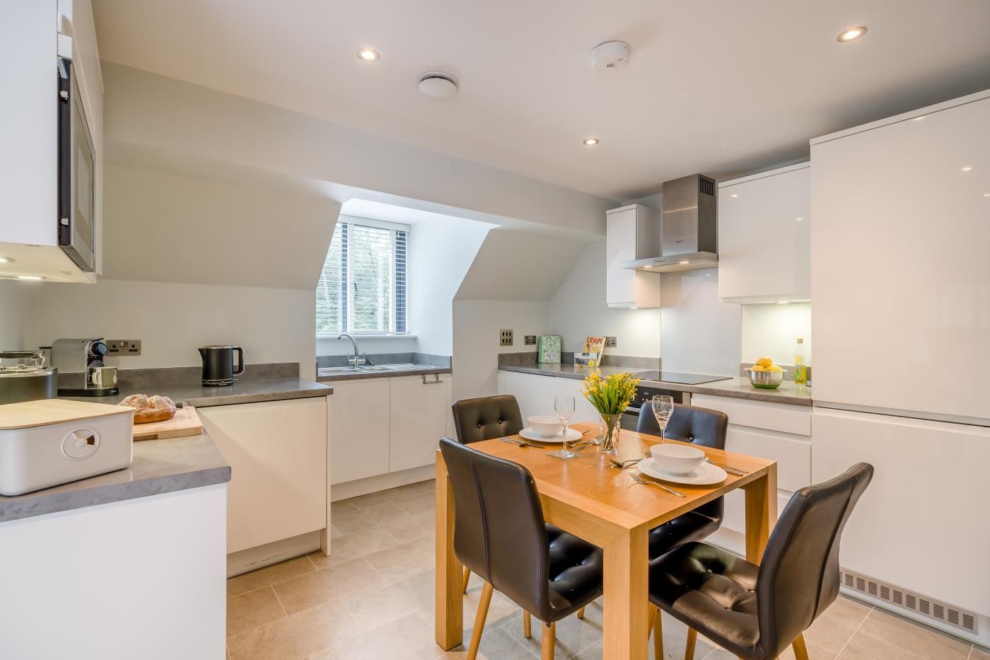 Microwave, oven, dishwasher, highchair