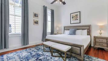 Iron/ironing board, travel crib, bed sheets