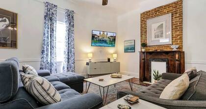 Prime Uptown Villa with Backyard and EV Parking