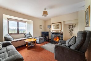 TV, fireplace - 2 Bed in Hawkshead (oc-lr236) (Hawkshead Hill)