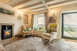 Fernseher, Kamin