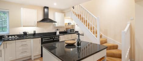 Microwave, oven, dishwasher, high chair