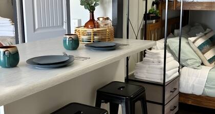 Two Private Bedrooms with Queen and Full Beds, Full Kitchen and In-Unit Laundry