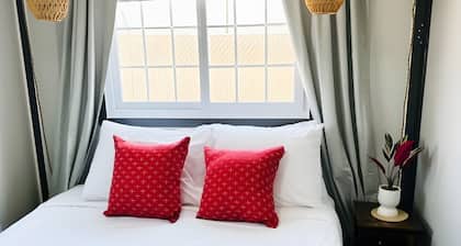 Two Private Bedrooms with Queen and Full Beds, Full Kitchen and In-Unit Laundry