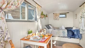 1 bedroom, iron/ironing board, bed sheets