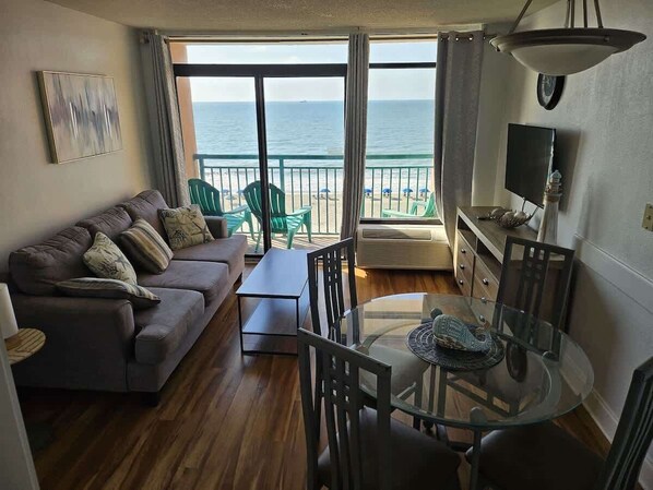 TV - Wake Up to Ocean Views | 1BR Condo | Pools (Myrtle Beach)