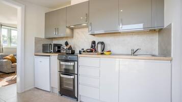 Microwave, oven, dishwasher, highchair