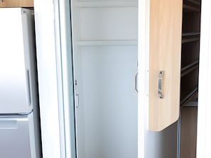 Interior - Private Duplex Studio Suite with Queen Bed, Kitchenette and Private Bathroom. (Pecos)