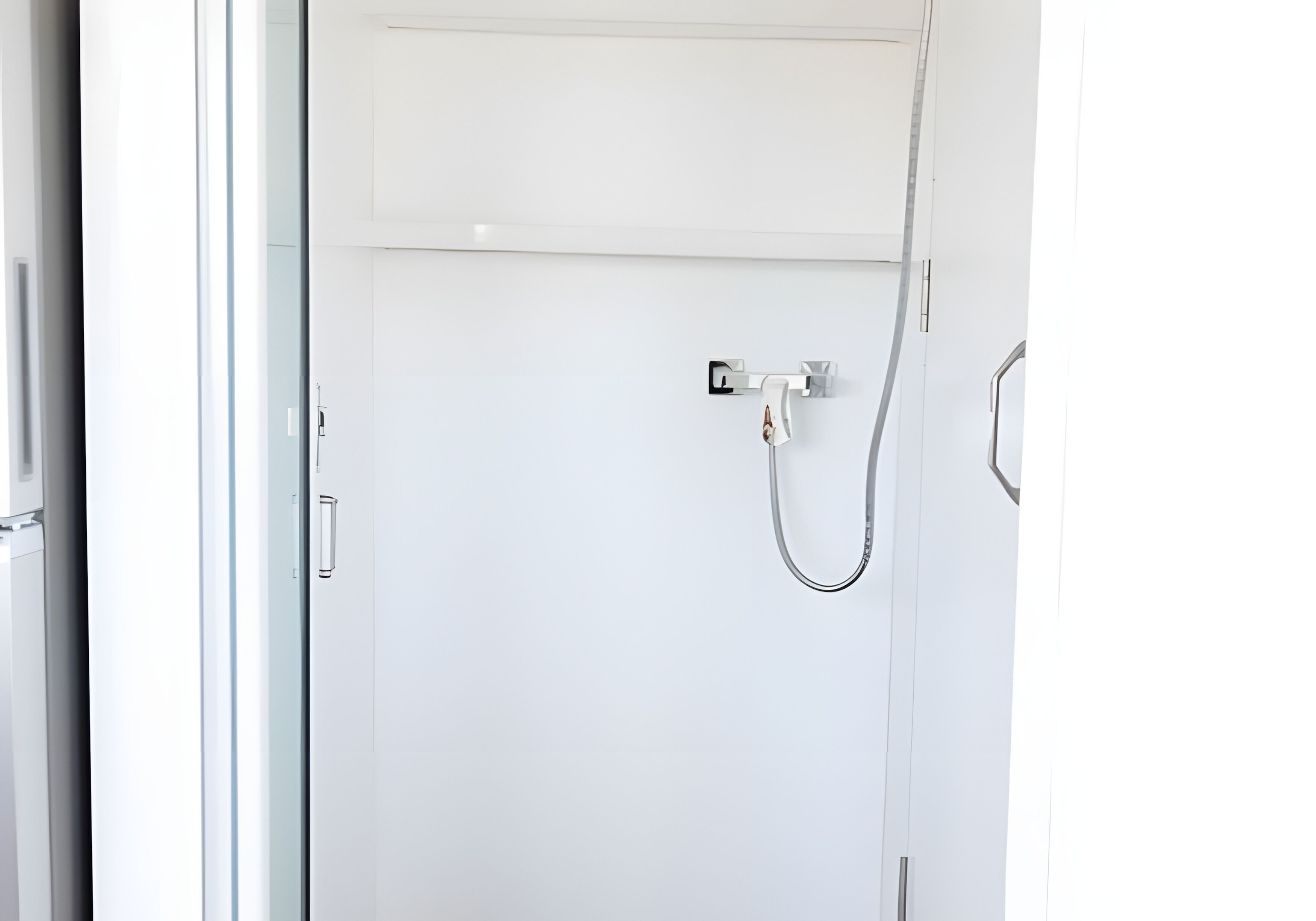 Dusche, Handtücher, Seife, Toilettenpapier