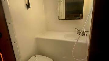 Towels, soap, toilet paper