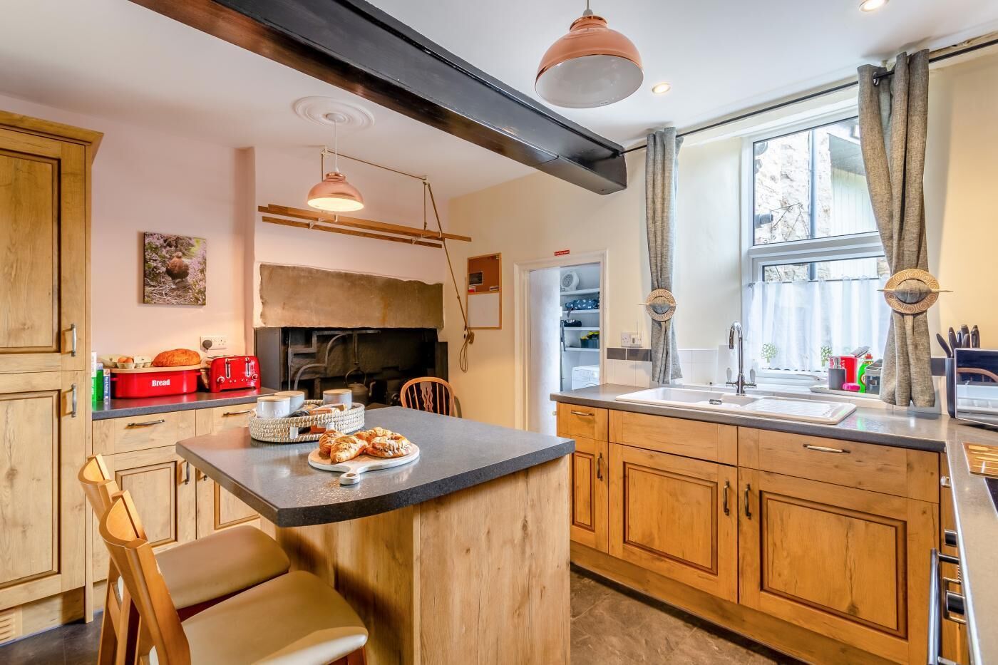 Microwave, oven, dishwasher, highchair