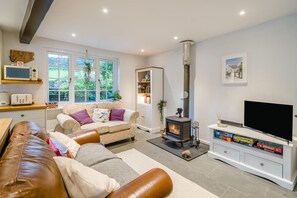 TV, fireplace - 3 Bed in Finsthwaite (oc-b42692) (Finsthwaite)