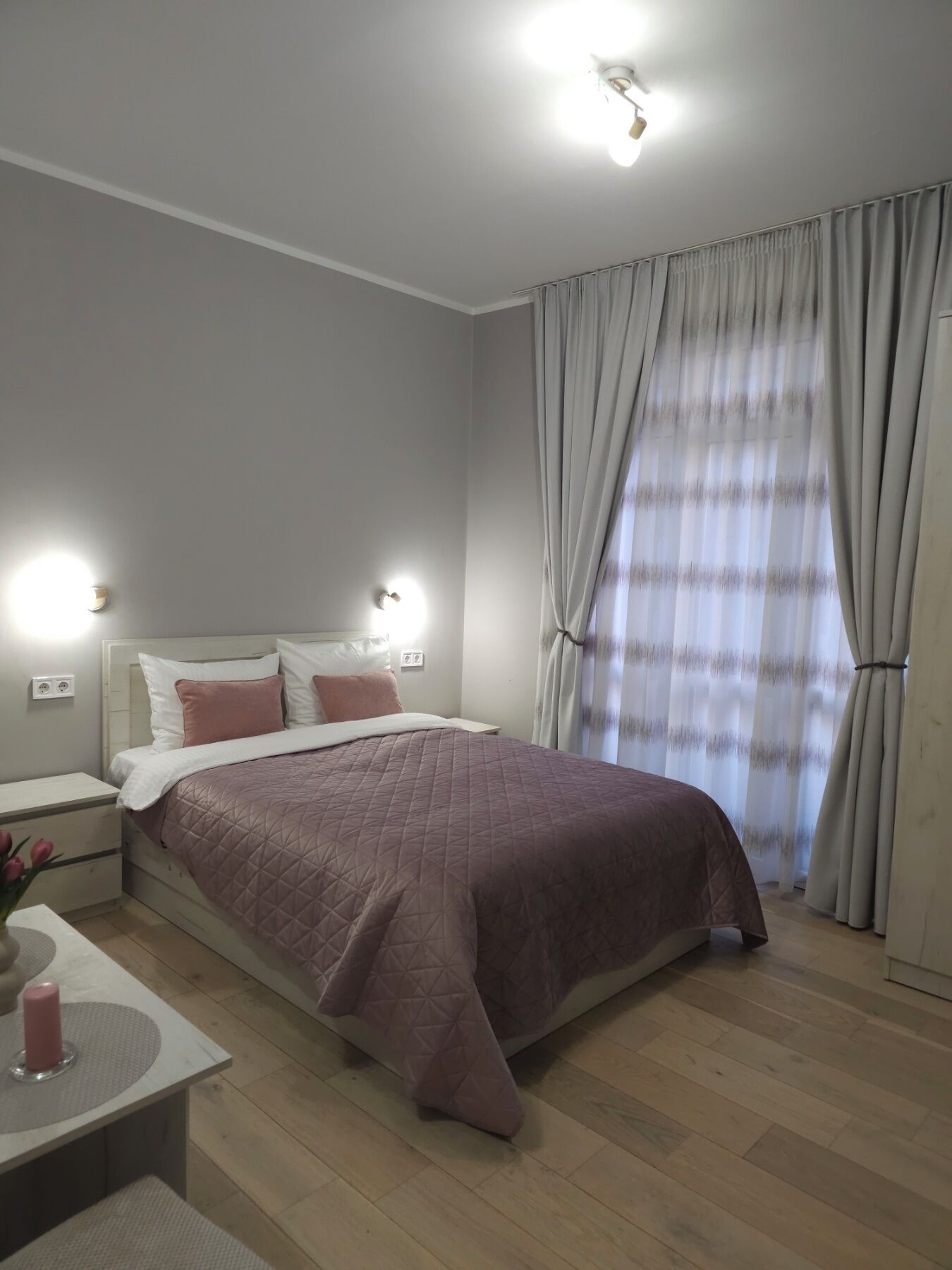Departamento Deluxe, balcón, vista a la ciudad | Cortinas blackout, tabla de planchar con plancha y wifi gratis 