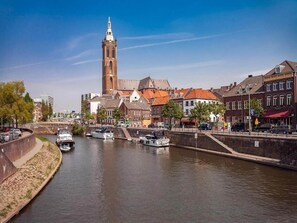 Blick von der Unterkunft