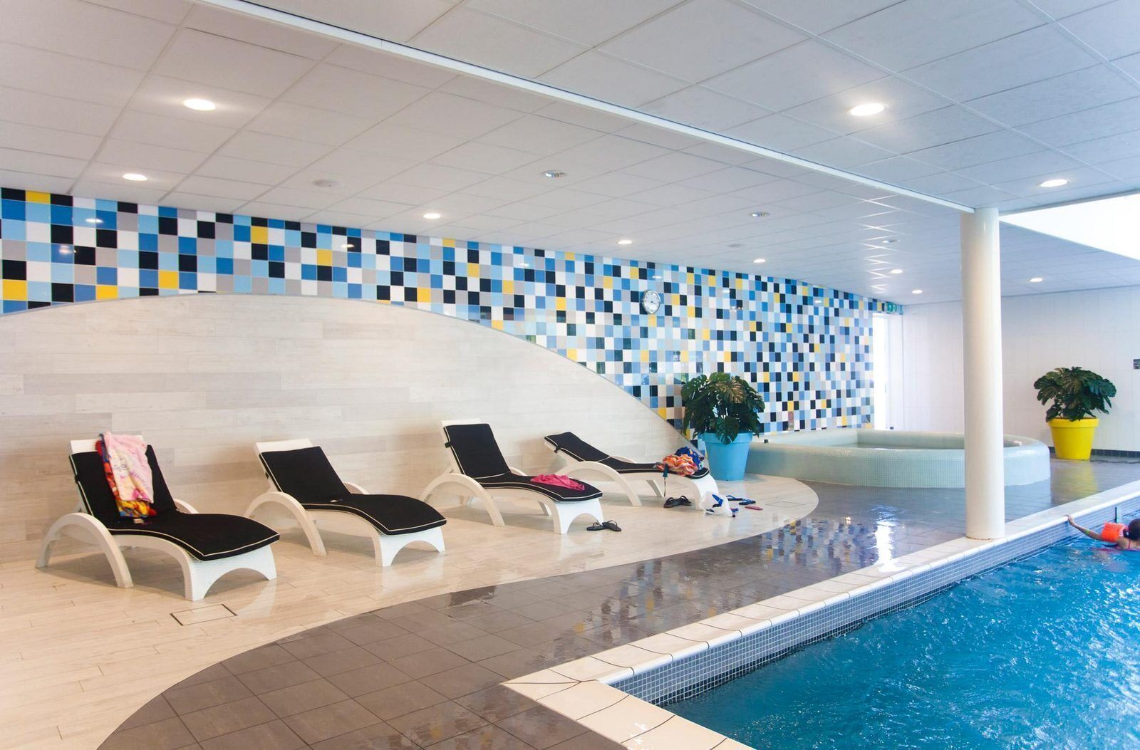Indoor pool, a heated pool