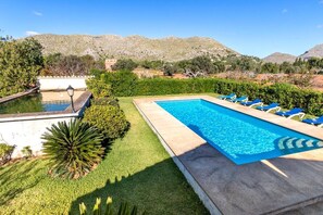 Pool - Vacation Home “Fontxica” with Mountain View, Pool, Wi-Fi, Garden & Terrace (El Vilà)