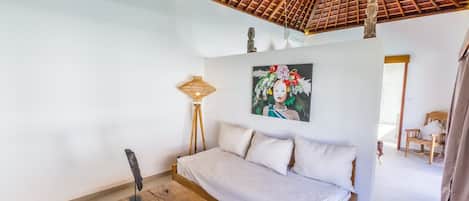 Desk, iron/ironing board, travel cot, free WiFi