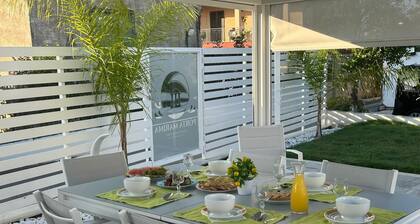 Beautiful 4-bedroom resort with AC in tranquil Pompei