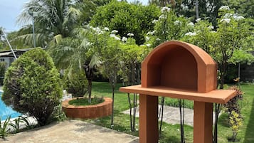 บ้านพัก, วิวสวน | บริเวณที่พัก