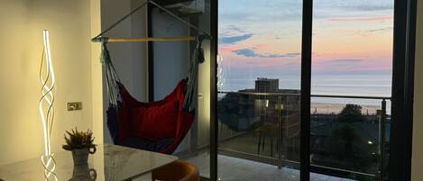 Family Quadruple Room, Balcony, Sea View | Minibar, WiFi (free), bed sheets