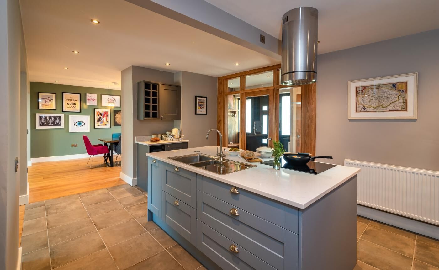 Microwave, oven, dishwasher, high chair
