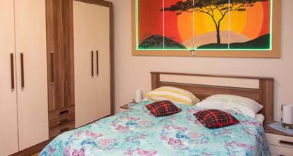 Twin Room With Shared Kitchen And Bathroom