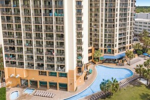 Exterior - 18th-floor ocean view condo with pool, hot tub, private balcony & beach access (Myrtle Beach)