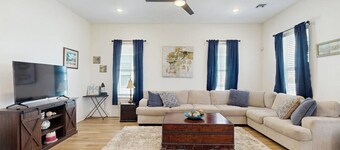Stunning beach house w private hot tub and enclosed yard - steps to sand
