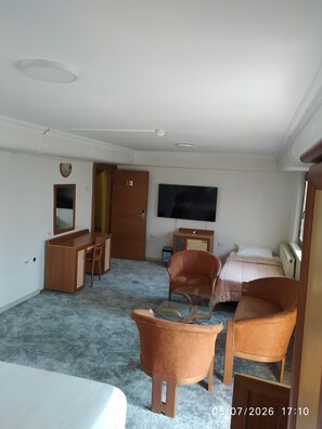 Classic Suite, Balcony, City View | Egyptian cotton sheets, premium bedding, free minibar, desk - EVKURAN OTEL (Ankara)