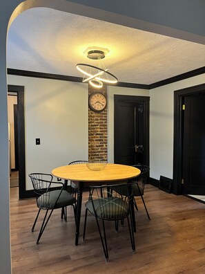 Dining - Styled, centrally located 2-bedroom house with AC in eclectic Akron, Ohio (Akron)