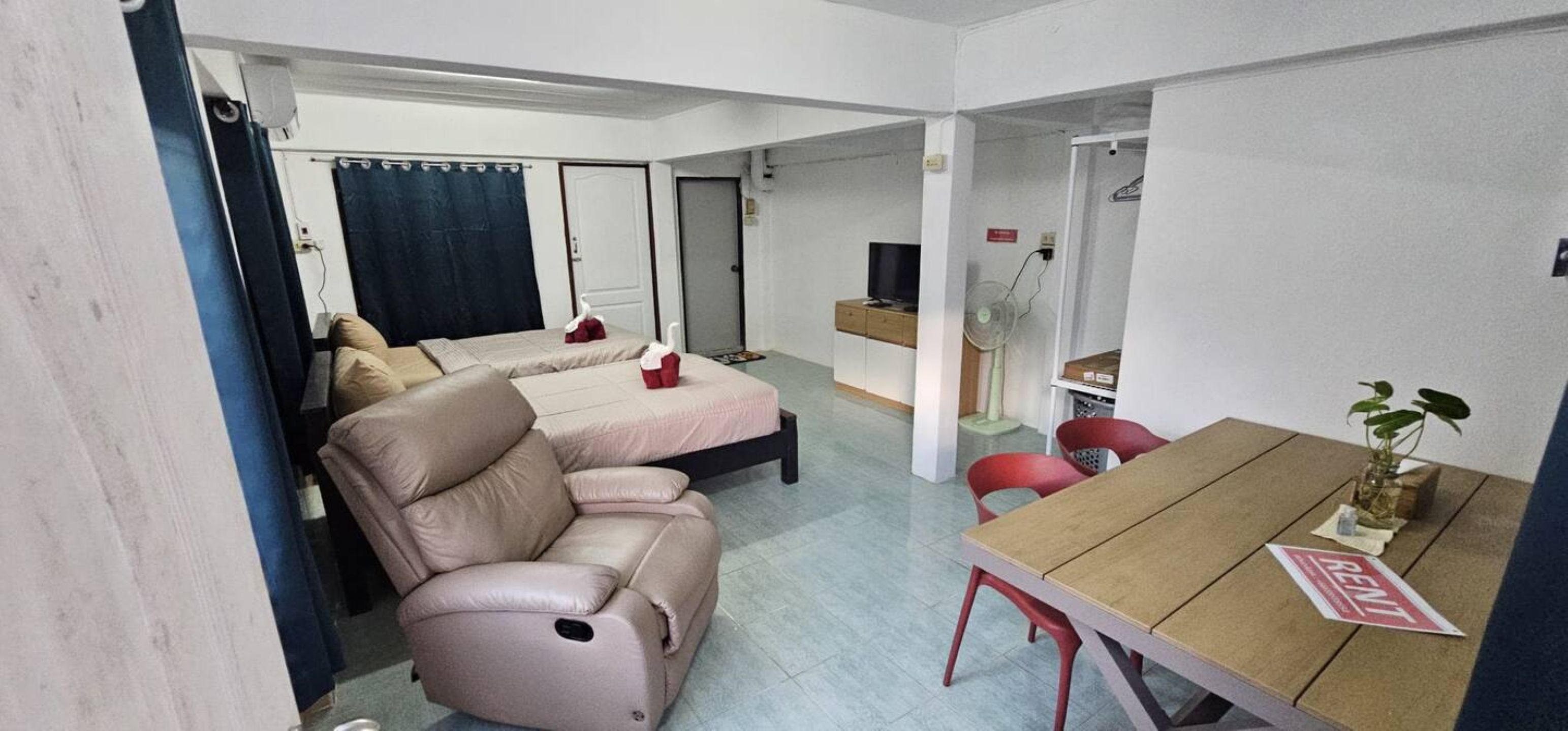1 bedroom, WiFi, bed sheets