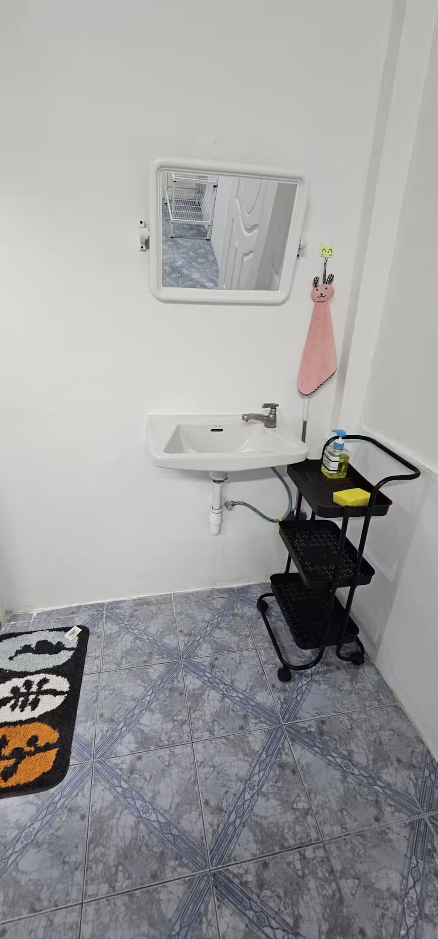 Hair dryer, towels, toilet paper