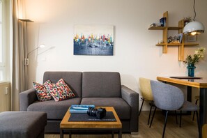 Apartment | Living room - Moderne Ferienwohnung in Sellin (Sellin)