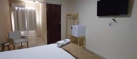 Standard Double Room, Courtyard View | Desk, laptop workspace, free WiFi